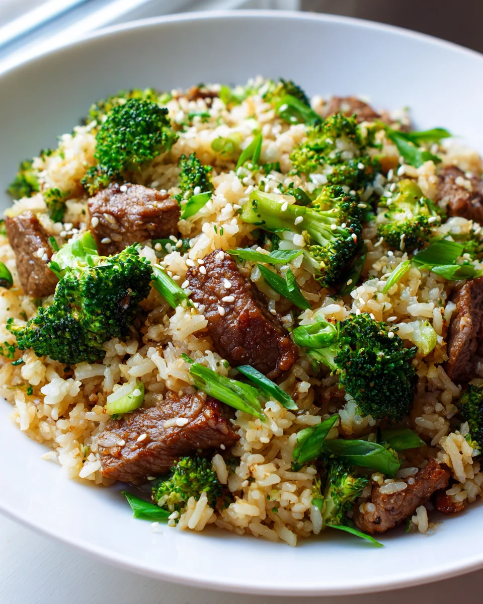 Bestes Rind-Brokkoli Fried Rice Rezept – Schnell zubereitet!
