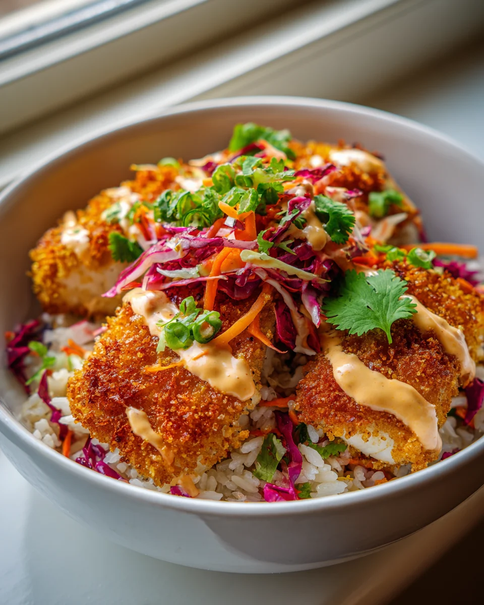 Knusprige Fisch Taco Bowls – Schnelles & gesundes Abendessen