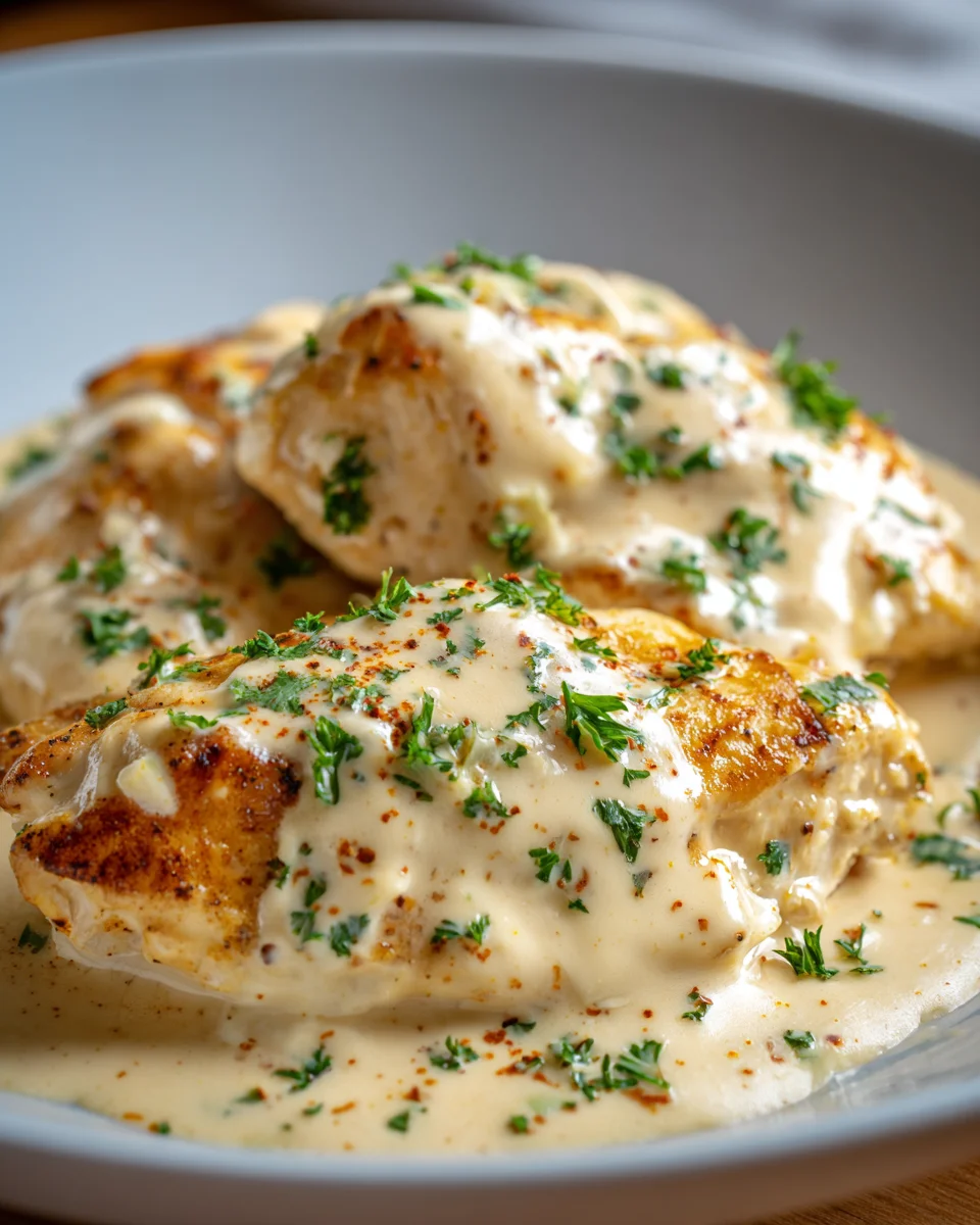 Hähnchenfilet in Frischkäse-Parmesan-Sauce: Köstlich & Einfach!
