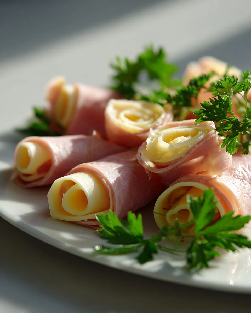 Leckere Schinken Käse Röllchen – Einfaches Rezept zum Nachmachen!
