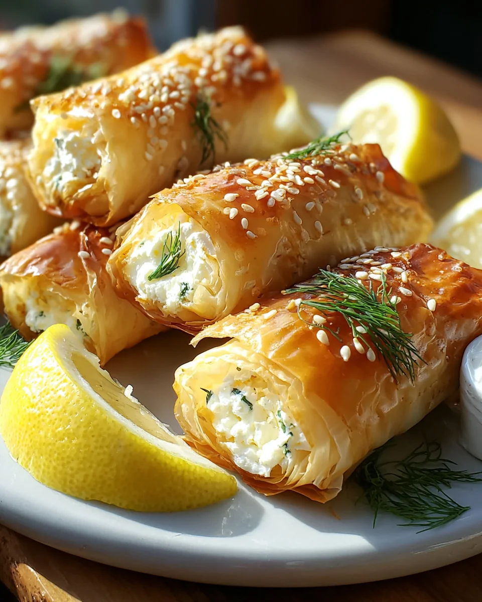Knusprige Ofen Feta Rolls – Lecker und Einfach Genießen!