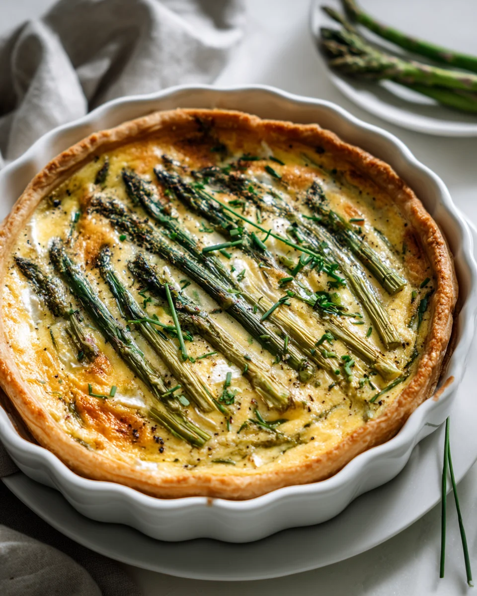 Spargel Ziegenkäse Quiche: Leckeres Rezept für Gourmets