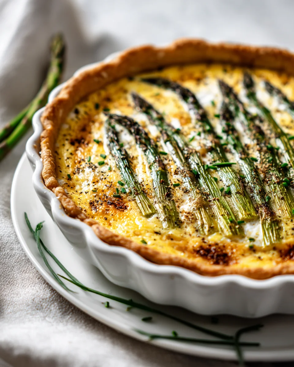 Spargel Ziegenkäse Quiche: Leckeres Rezept für Gourmets