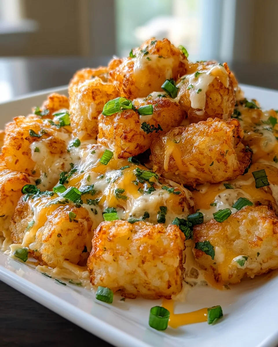 Cheesy Ranch Chicken Tater Tot Delight